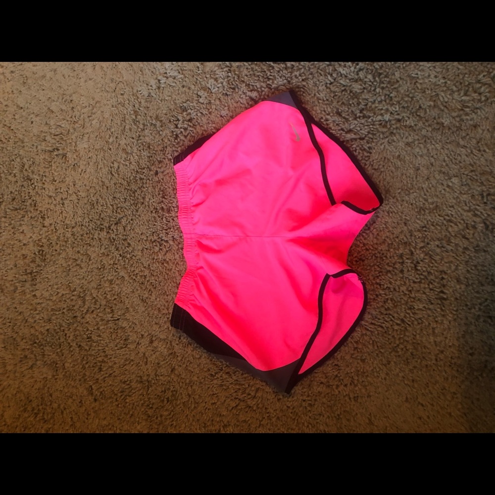 Neon Pink Barely Worn Nike Running Shorts